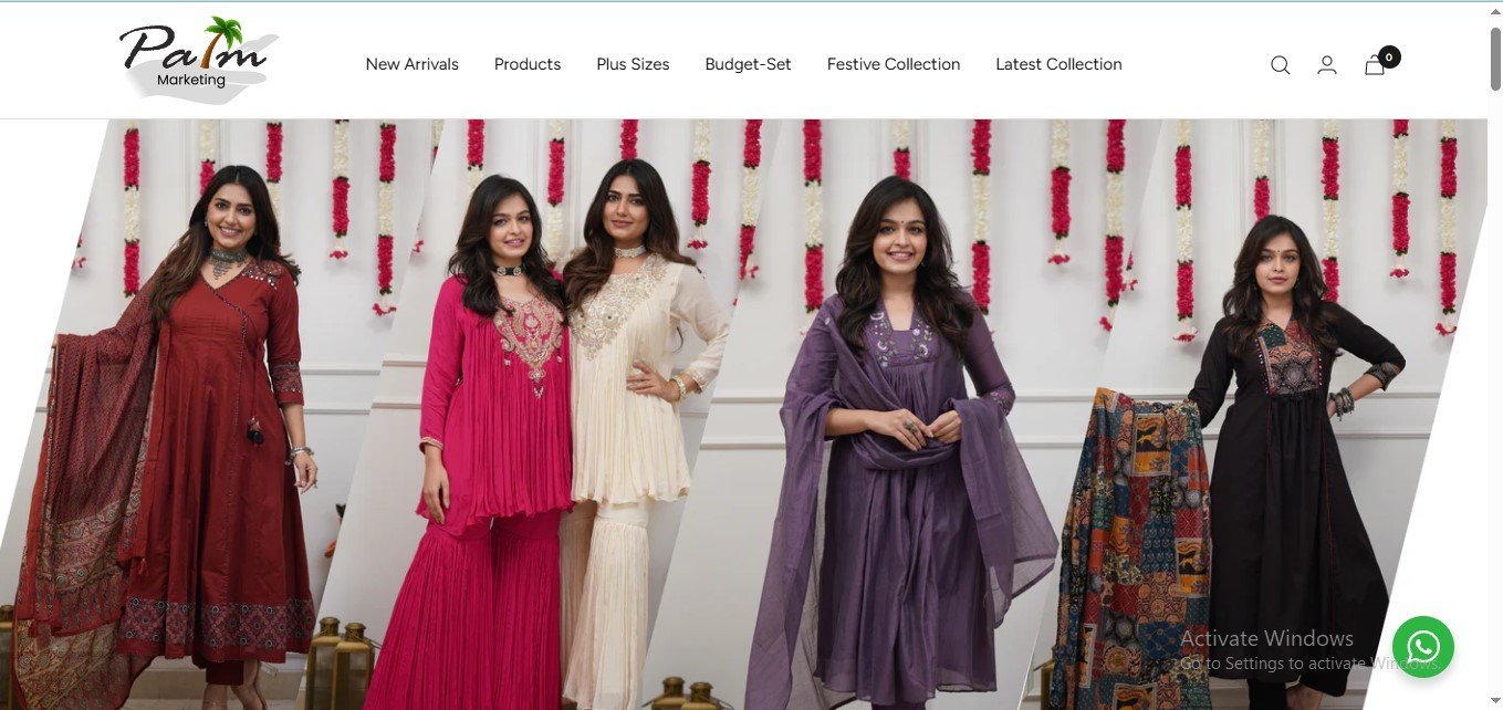 Website Design for wholesale apparel &amp;amp; fashion supplier company in ahmedabad thetaanabaana