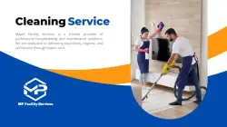 Company Profile Design for Professional Cleaning & Housekeeping company in Vadodara Mp Facility Services