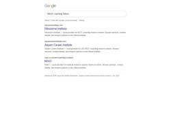 Google search results for NEET coaching Indore