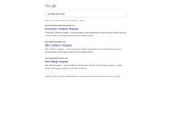 Google search results for pediatrician Surat