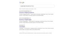 Google search results for weighbridge manufacturer Pune