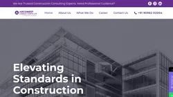 Website Designing Service for Construction PMC Firms | Arconest Consultants Case Study