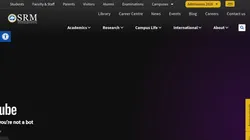 Website Designing Service for Deemed Universities | SRM Institute of Science and Technology Case Study
