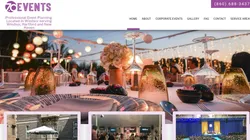 Website Designing Service for Event Companies | 70 Events Case Study