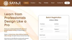 Website Designing Service for Wedding Invitation Designers | Sayaji Designs Case Study