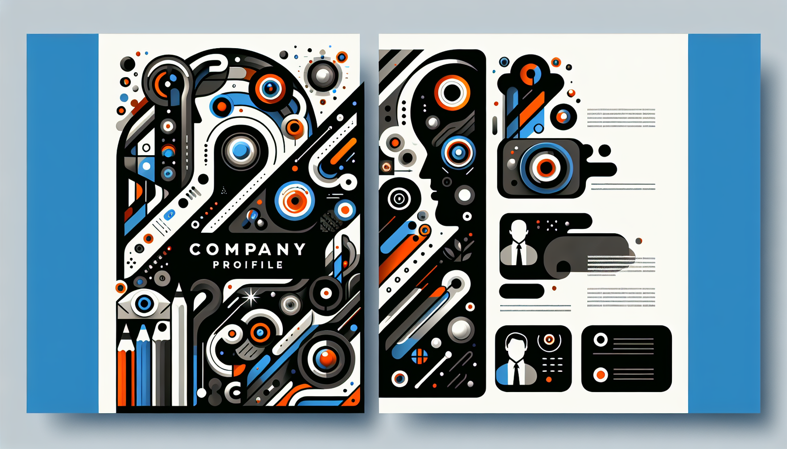 Modern Company Profile Design Unleashing Creativity